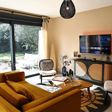 Casa Corsa - T4 De Standing Avec Grande Terrasse Et Jardin - Classe 4 Etoiles Semesterbostad Bonifacio (Corsica)