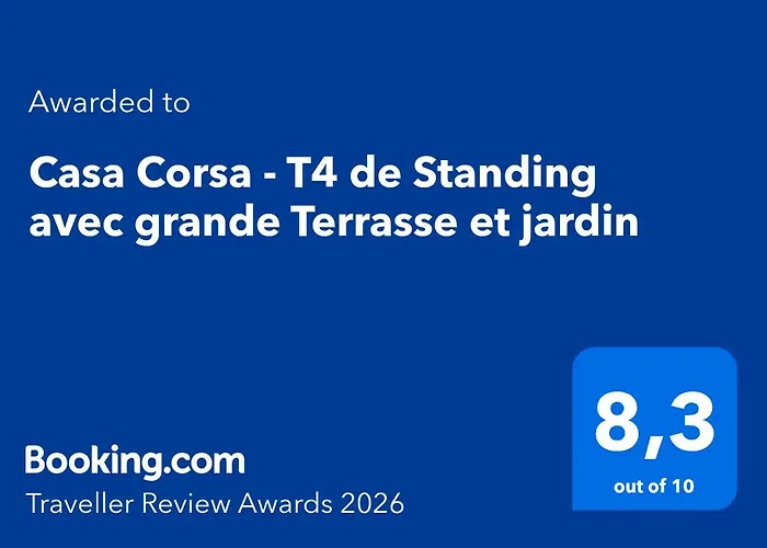 Hébergement de vacances Casa Corsa - T4 Neuf De Standing Avec Terrasse Spacieuse *