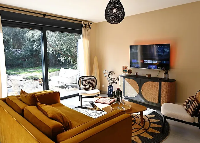 Casa Corsa - T4 De Standing Avec Grande Terrasse Et Jardin - Classe 4 Etoiles Vakantiehuis Bonifacio (Corsica)