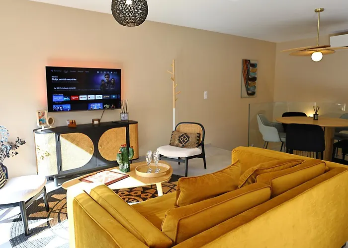 Casa Corsa - T4 De Standing Avec Grande Terrasse Et Jardin - Classe 4 Etoiles Vakantiehuis *